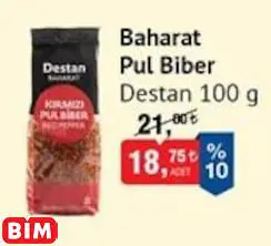 DESTAN  BAHARAT PUL BİBER